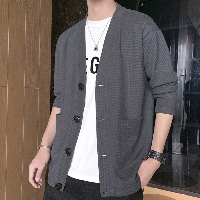 2024 Men's Jacket Summer Ice Silk Quick Drying Jacket High-End Business Casual Waistcoat Solid Color All-In-One Trench Coat 5XL
