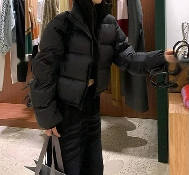 حار بيع أزياء الخريف الشتاء المرأة الجديدة سترة قطن سميكة تنوعا فضفاضة البخاخ القطن مبطن سترة #1