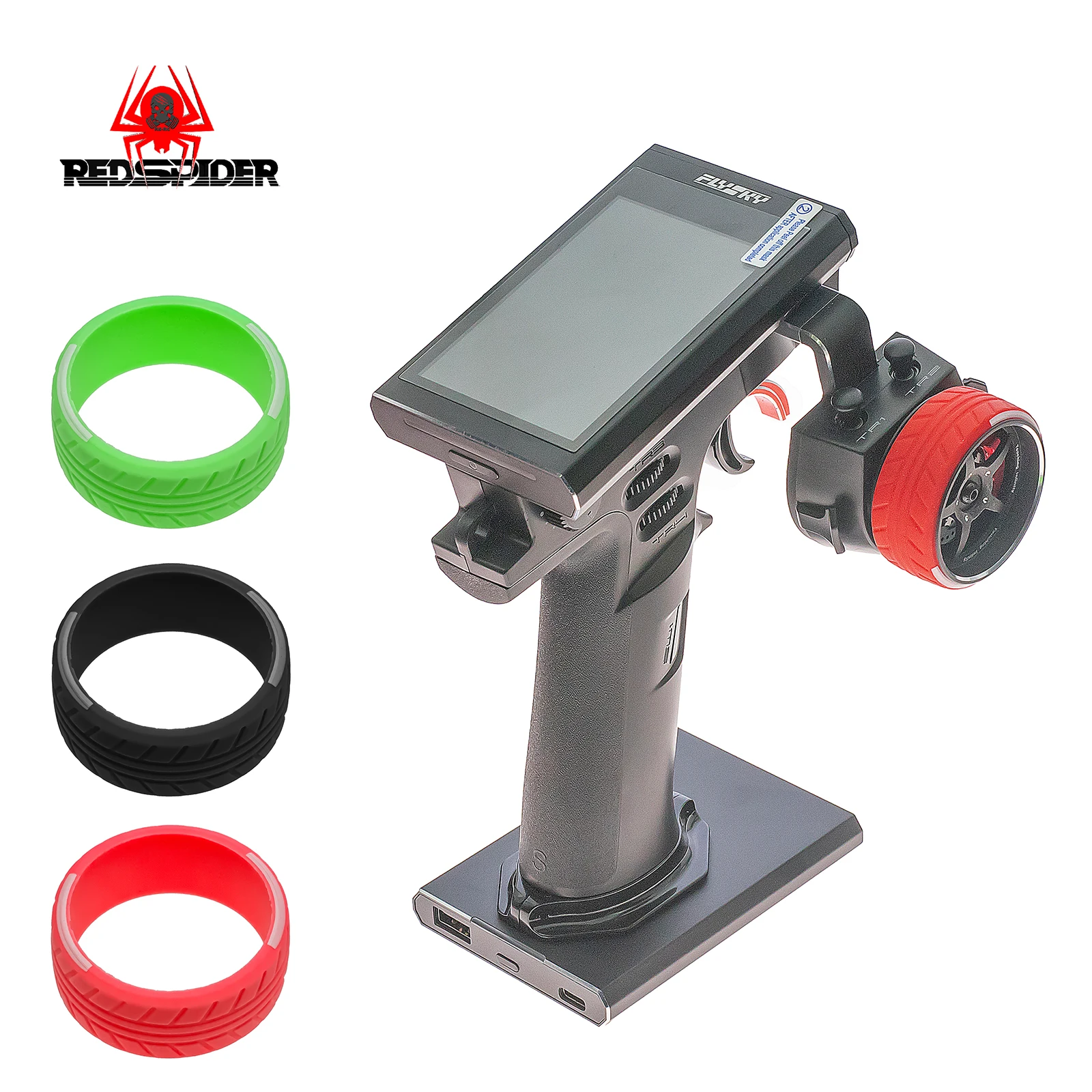 

Обновленный силиконовый маховик для Flysky NB4 HOTRC CT8A — универсальный противоскользящий аксессуар для радиоуправляемого передатчика