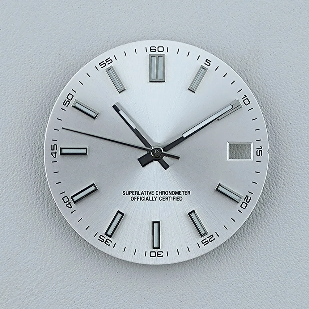 Циферблат NH35, циферблат для часов, индивидуальный логотип, без логотипа, синий светящийся циферблат 28,5 мм для N H35 N H36, аксессуары для часов с механизмом