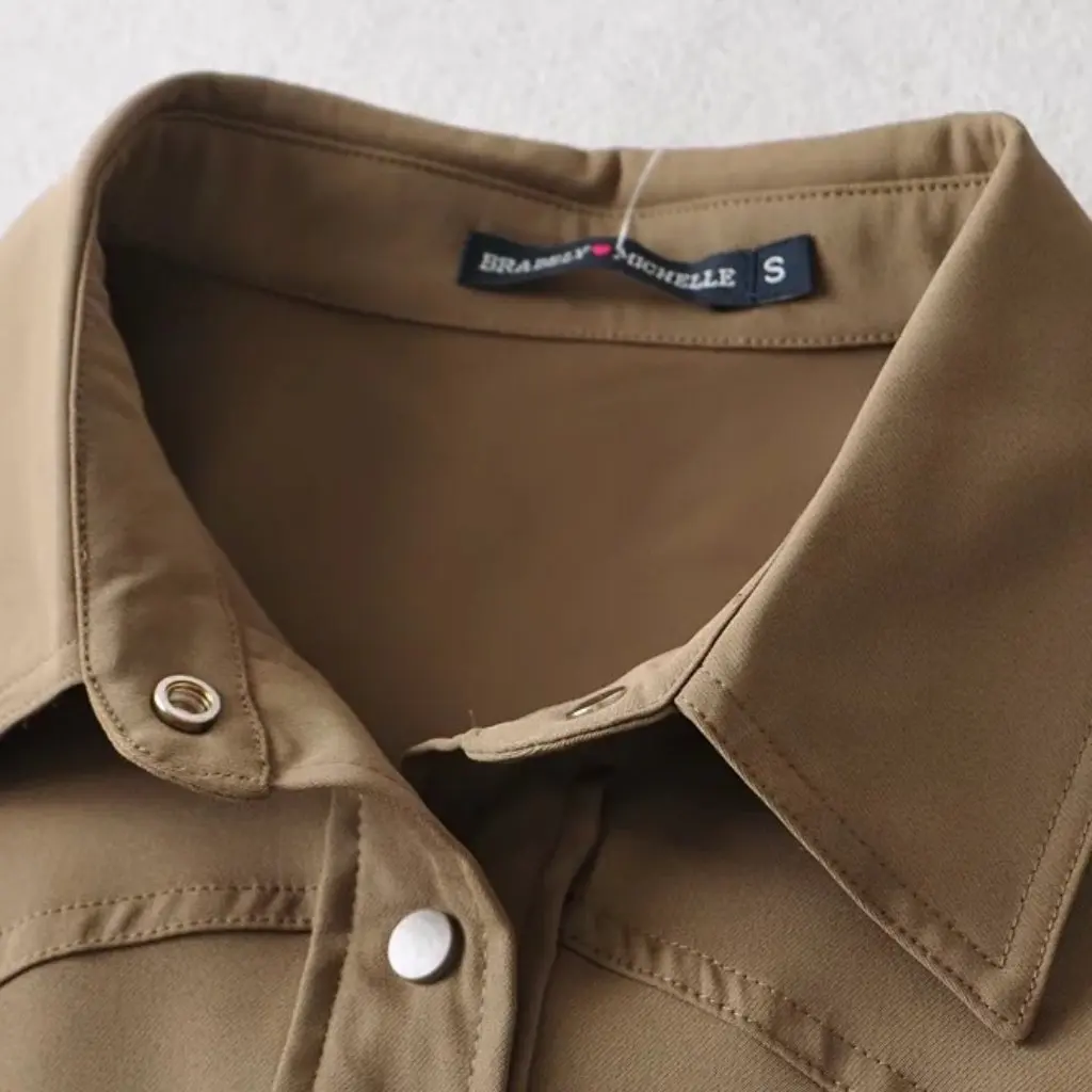 

Women's Autumn Jacket Suit Coat Single Breasted with Large Pockets Short Front Long Back Design Top