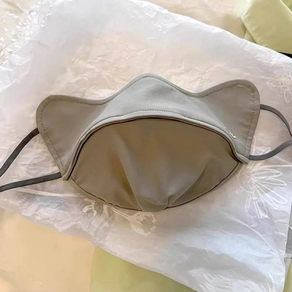 Mode ademend ijszijdemasker Anti-UV zonnebrandmasker Anti-zonnemasker Vier seizoenen