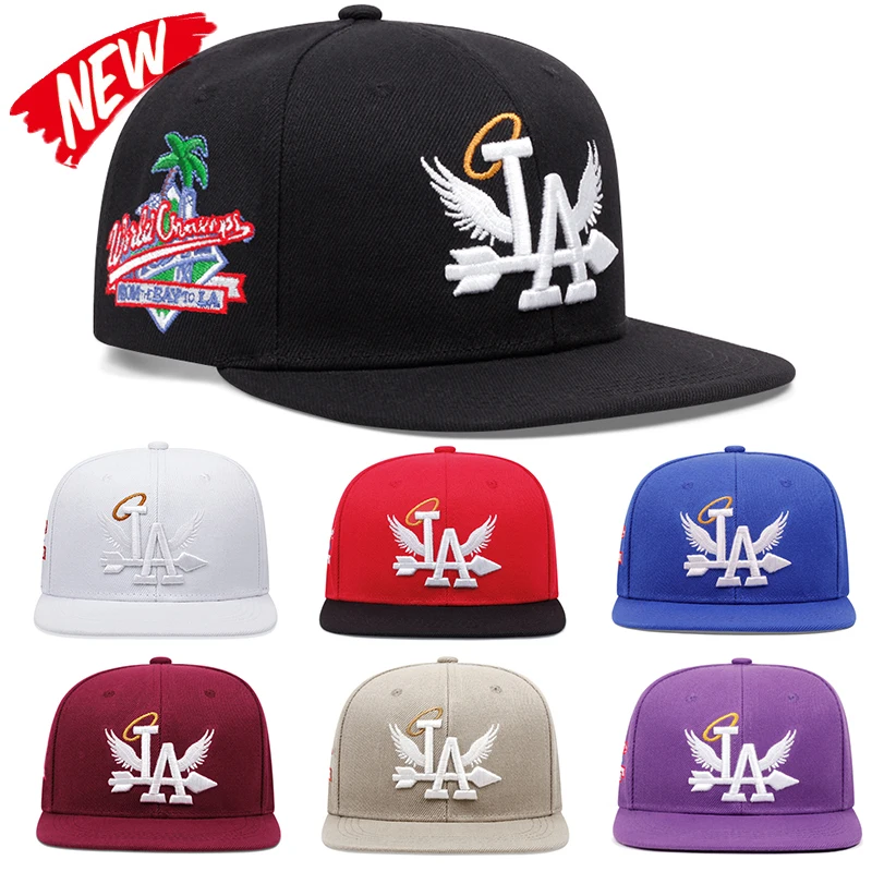 Nueva moda LA Wings gorra de béisbol para hombres malla pesca Snapback sombrero transpirable camionero sombreros para mujeres gorras ajustables