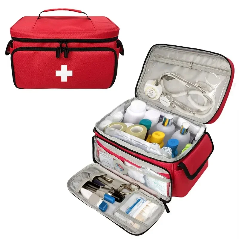 Small medicine storage bag Household first aid storage box Medical bag