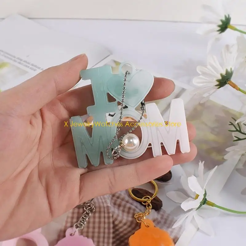 

31KD Tablets Silicone Mold MoM Charm Resin Mold Keychain Charm