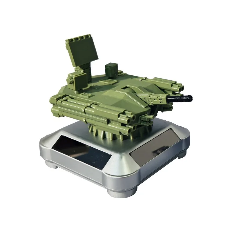 For 625E Air Defense System Solar Rotating Model Desktop Decor Ornament