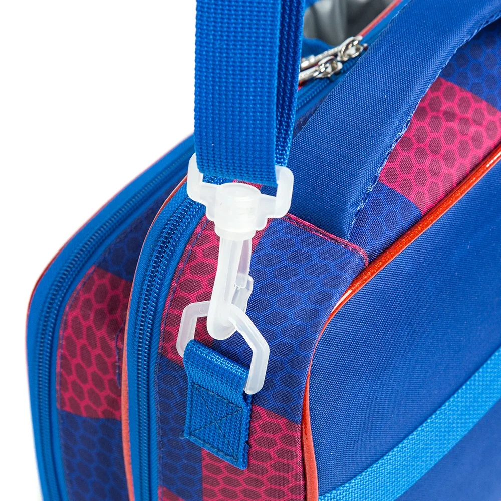 حقائب الغداء المدرسية الابتدائية للأطفال مجموعة كاملة حقائب اليد للأولاد صندوق الغداء مع جيوب الزجاجات ملحقات الغداء للأطفال #4