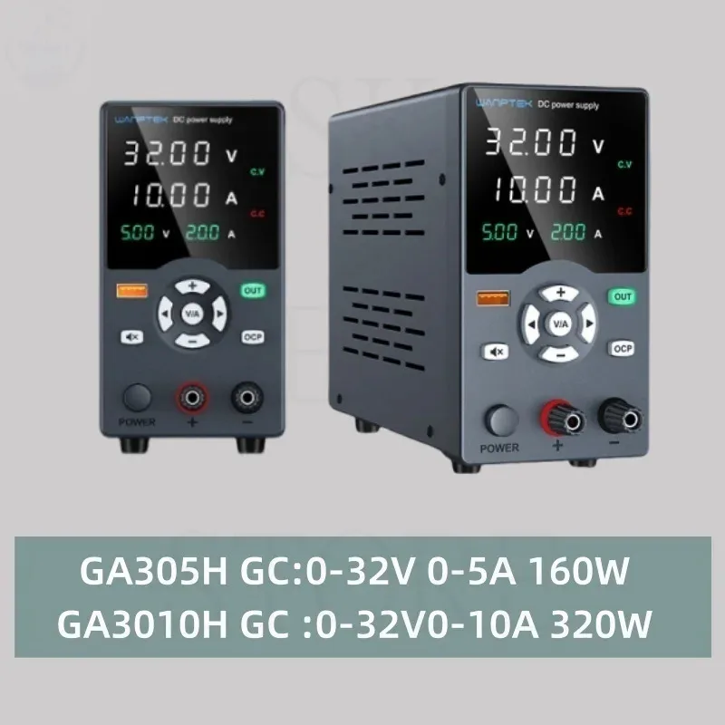 تيار مستمر مختبر ينظم مختبر امدادات الطاقة قابل للتعديل الجهد المنظم استقرار التبديل مقعد GA/GC305 GA/GC3010 160 واط 320 واط