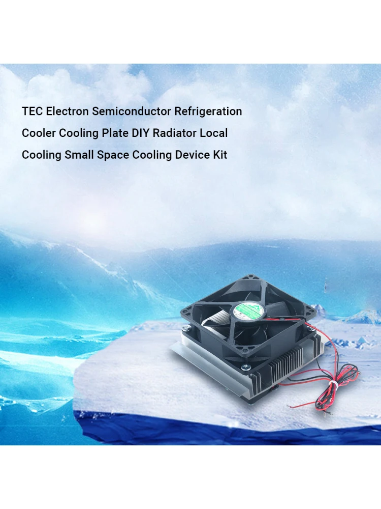 TEC Electron Semiconduttore Refrigerazione Piastra di raffreddamento Radiatore fai-da-te Raffreddamento locale Kit dispositivo di raffreddamento per