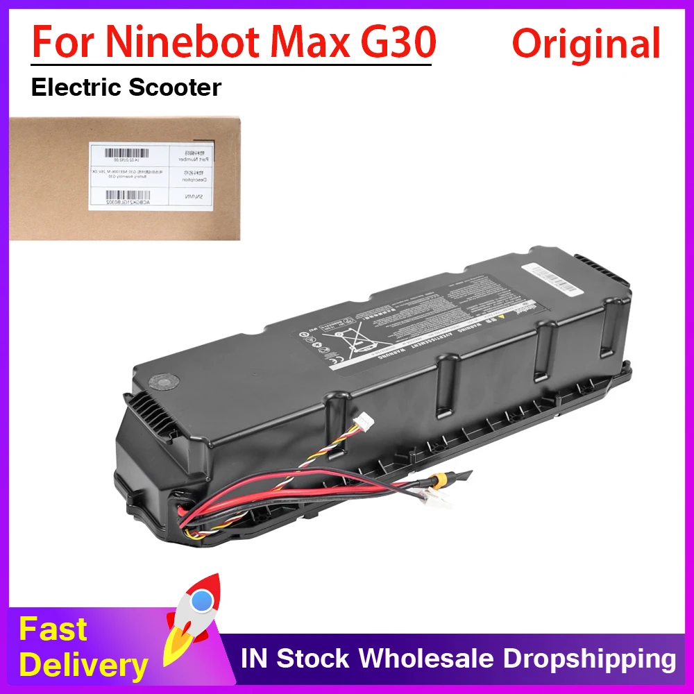 

Оригинальный аккумулятор Ninebot, литий-ионный аккумулятор для Ninebot MAX G30, Электрический скутер, 36 В, 15300 мАч, 551Wh, IPX7 источник питания, аккумулятор