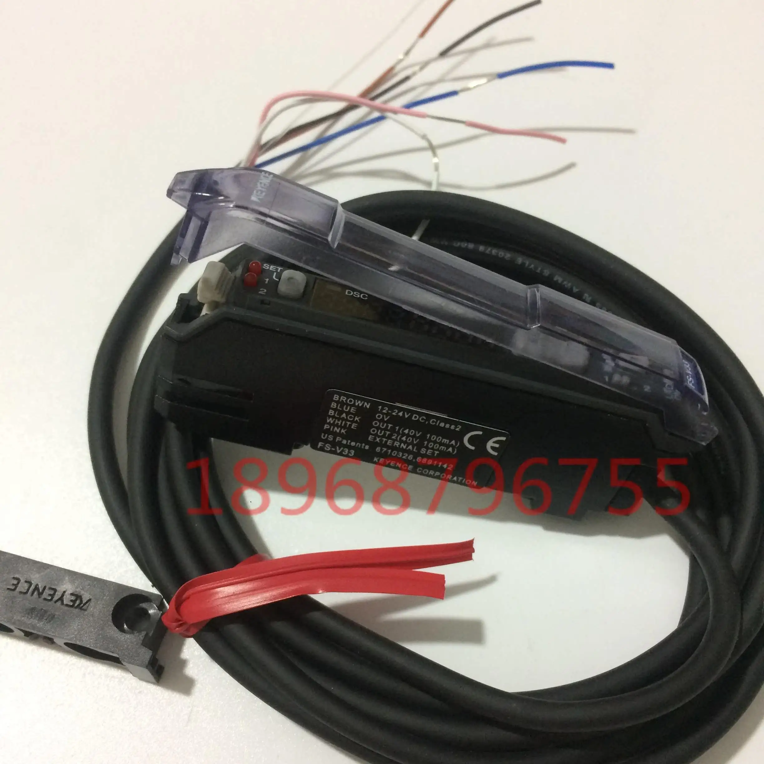 2025 KEYENCE Dual Digital Display Dual Output Verstärker FS-V33 FS-V33C