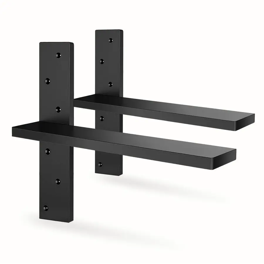 

Shelf Bracket Heavy Duty 1 2 Thick Free Hanging Countertop Support Bracket 2 Pack 12 Lx2.5 W Hidden Shelf Bracket for Floating W
