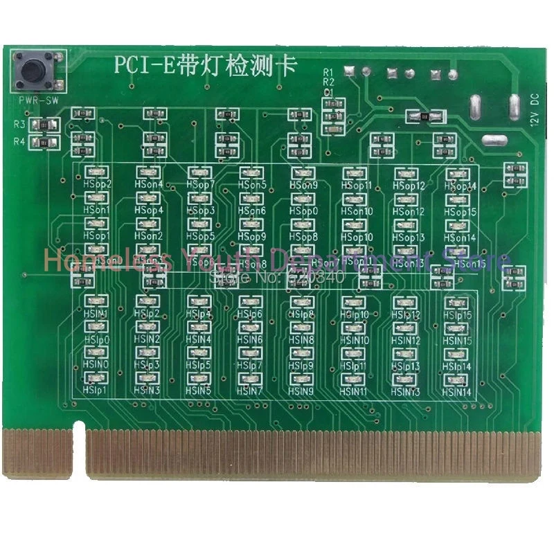 

Тестер слотов PCI-E 16X/8X для материнских плат: определение короткого замыкания или обрыва PCI-E на южной плате с индикатором