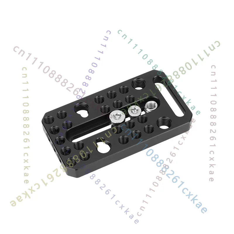 Multi‑Hole Quick Release Connect Plate With 1/4 3/8 Thread Universal Camera Rig Accessory Model 3329 For Photography Shooting