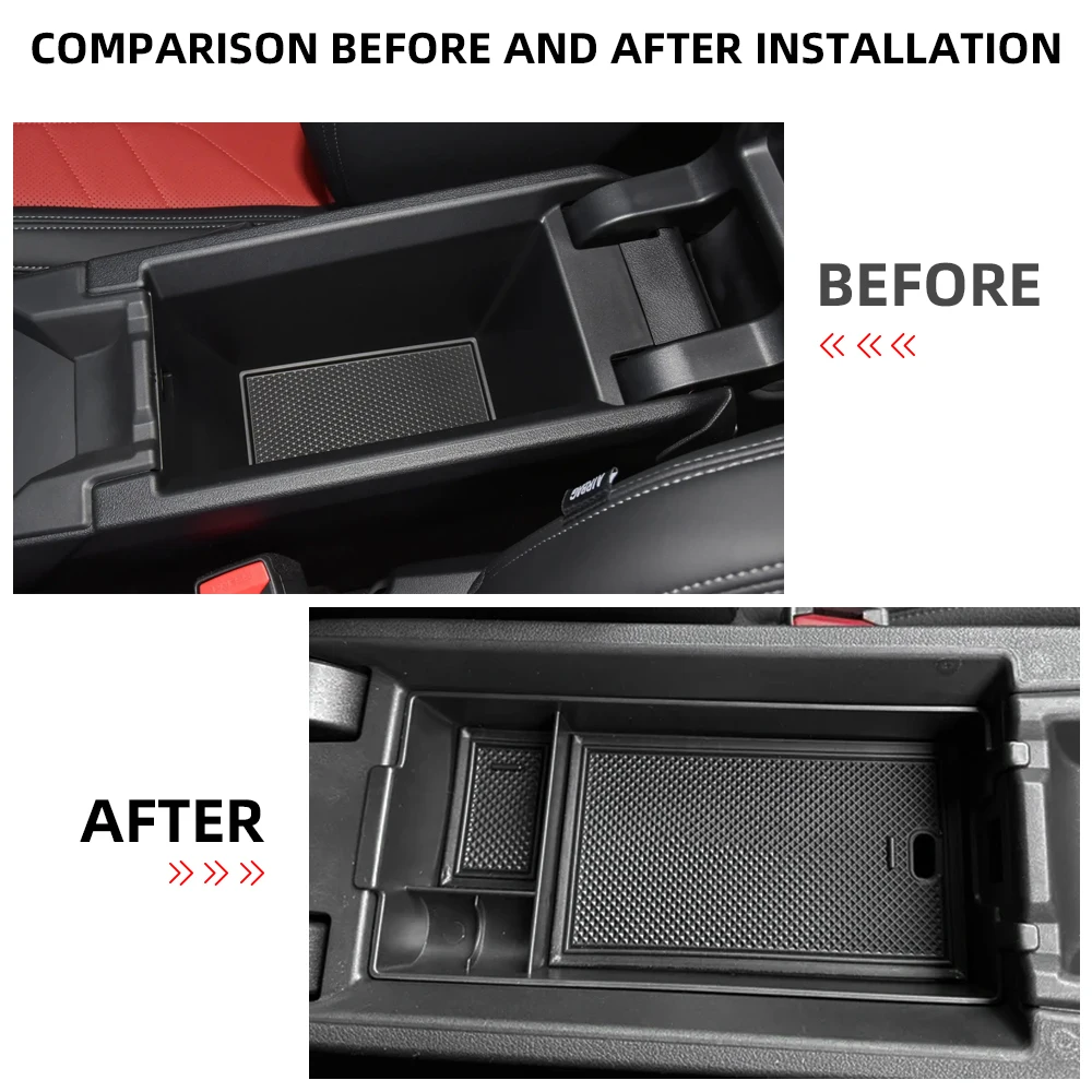 Auto-Armlehnen-Aufbewahrungsbox für BMW 1er 2er Serie F40 F44 2021 - 2026 Mittelkonsolen-Organizer Behälter Ablagefach Halter Zubehör – Detail 2