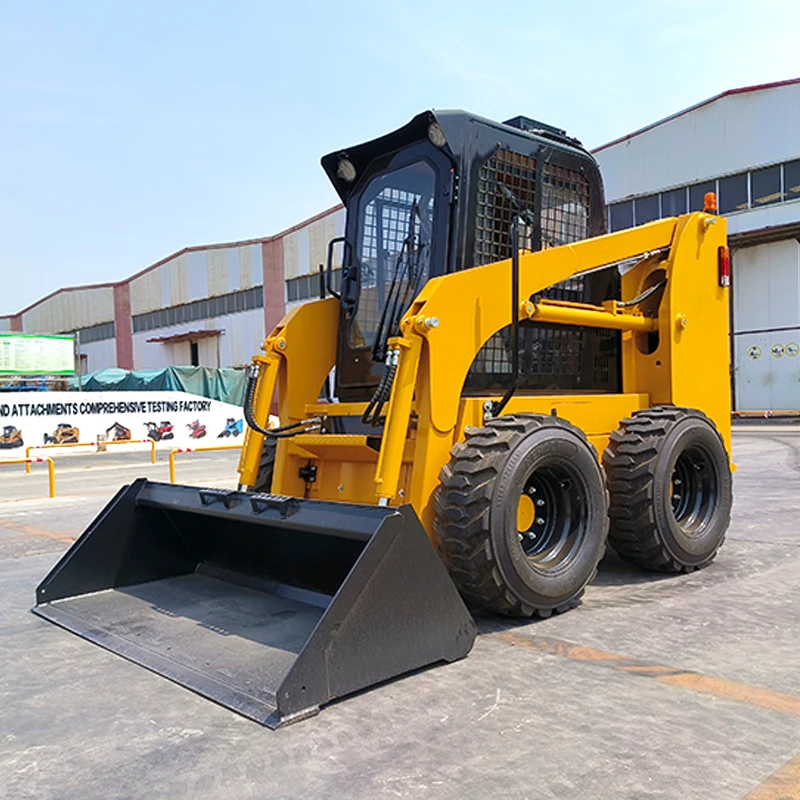 

Mini Skid Steer Loader Euro 5 CE EPA 500kg 700kg 850kg Customized New Wheel Skid Loader 4 Wheels Drive 4x4 Diesel Mini Loader