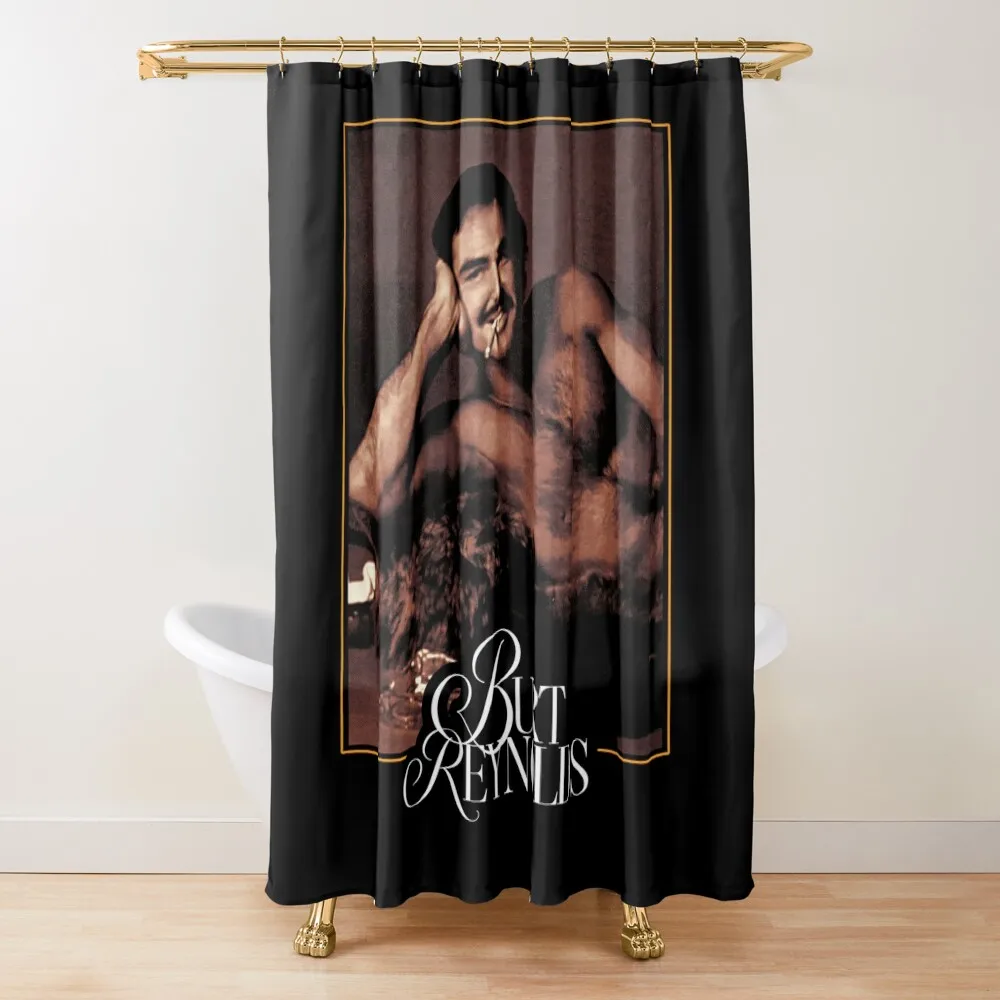 

Classic Burt Reynolds Shower Curtain Waterproof Bath And Anti-Mold Bathroom Showers Bathroom Box Elegant Bathroom Curtain