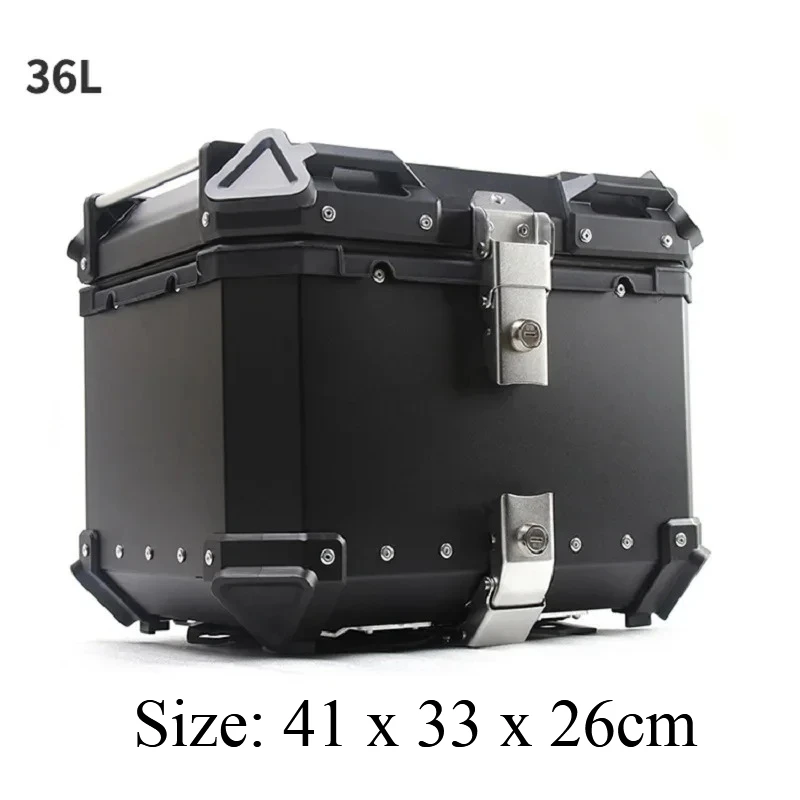 

36L Motorcycle Rear Trunk Luggage Case Quick Release Tail Box Storage Box for Honda Suzuki Kawasaki Yamaha Waterproof
