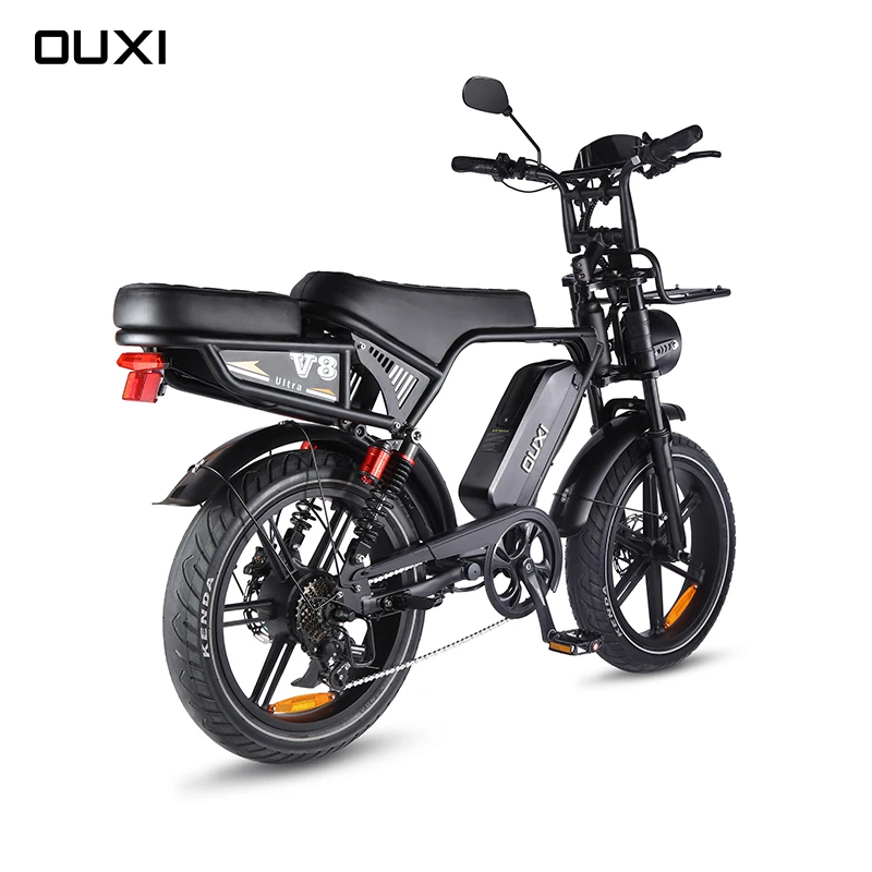 Europe USA marché V8 Ultra électrique VTT 250W 1000W moteur 15ah batterie au Lithium moyeu arrière gros pneu Sport ville OUXI vélo