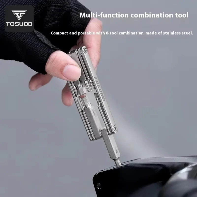 TOSUOD multifunctional bicycle repair tool hexagonal screwdriver and wrench set bicycle shop tool accessories
