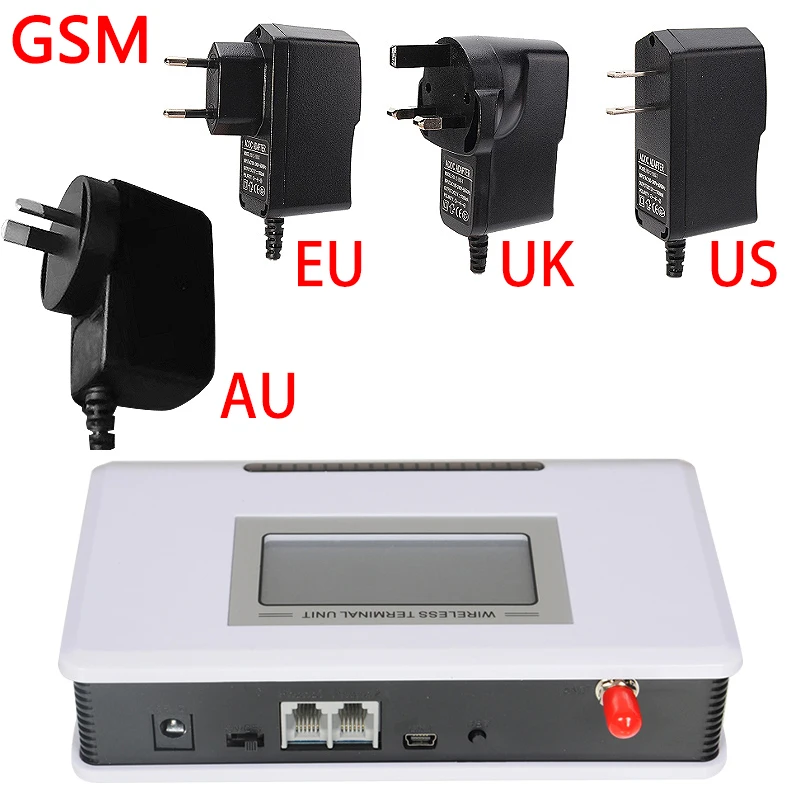 شاشة LED محطة لاسلكية ثابتة GSM لأنظمة الإنذار PBX مصعد دعم معرف المتصل تغيير IMEI مع صوت واضح RJ11