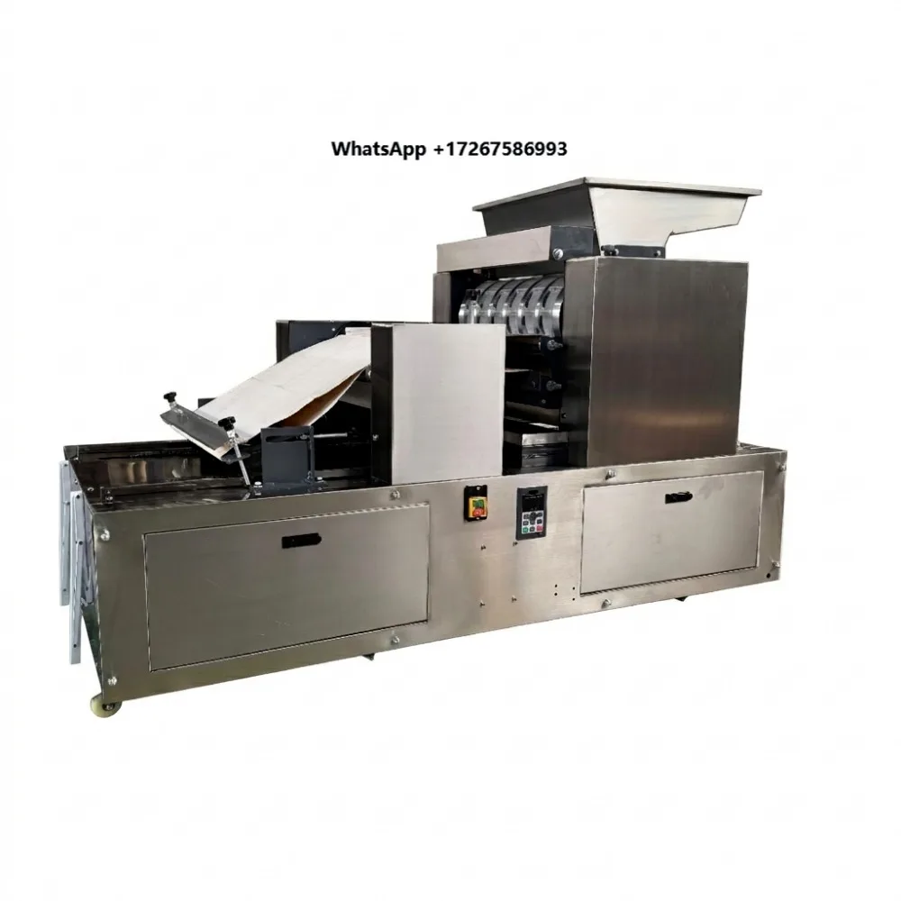 Full-Automatic Commercial Cookie Manufacturing Machine 280kg/h Output New Condition-Stainless Steel Biscuit Production Line