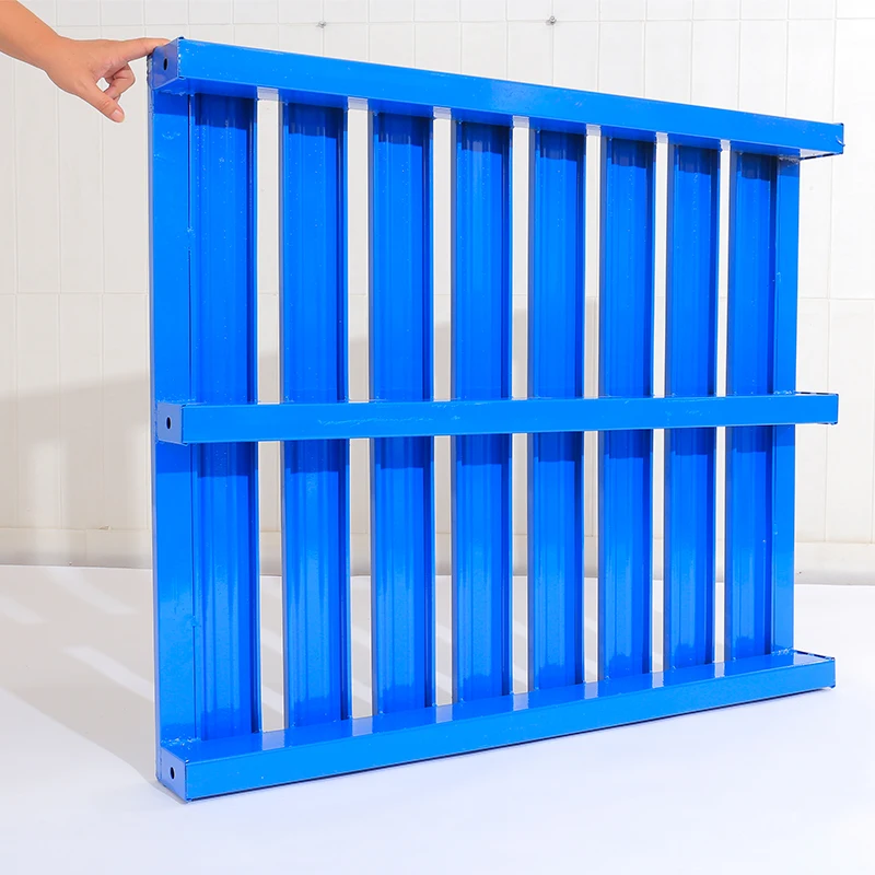 Wholesale Eco-Friendly Steel Pallet Heavy Duty Single Faced Recycled 4-Way Entry for Industrial Rack and Transportation