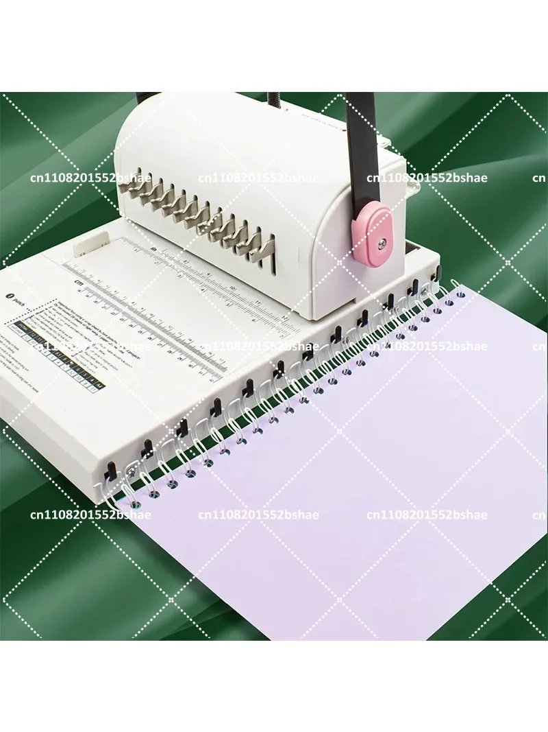Ring Binder Punch 2:1 Manual Hole Punch Machine Round Hole Binding Tool