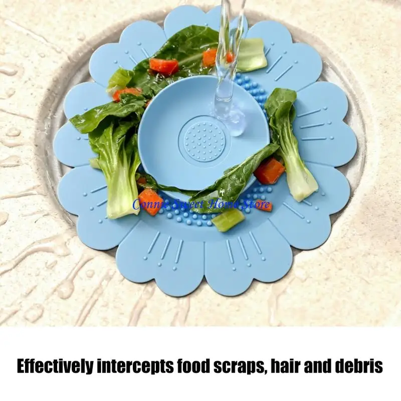 

LXAF Durability Silicone Drain Protectors Filters Flower Silicone Sink Strainer