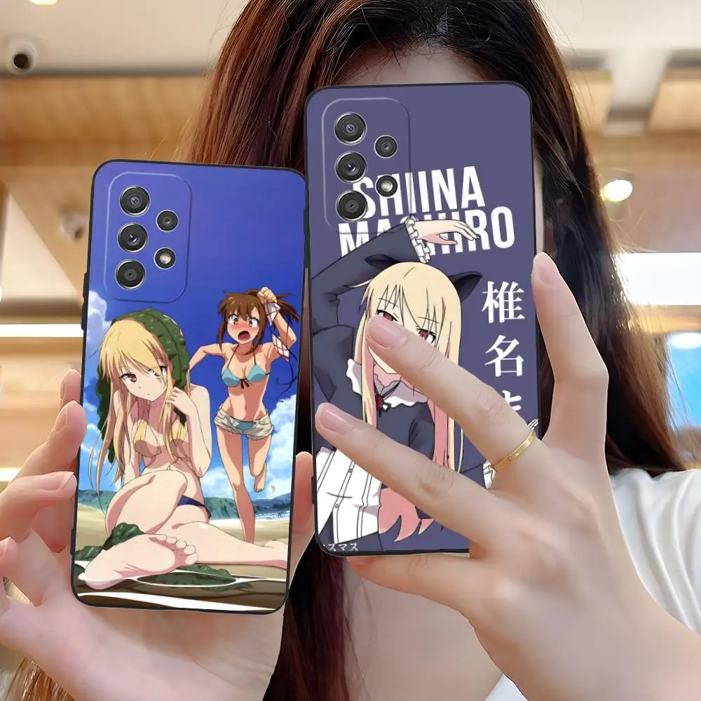 Anime Mashiro Shiina Mobile Phone Case for Samsung Galaxy A56 55 54 53 52 51 36 35 34 23 16 15 5G Colorful Cover Pretty Luxury