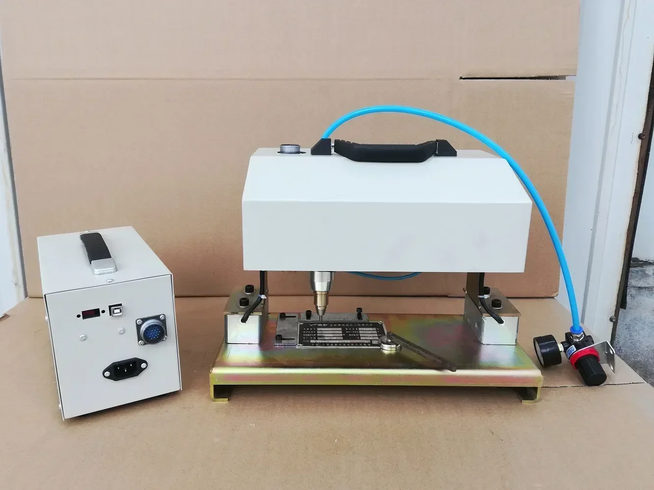 Wholesale Nameplate Dot Peen Marking Machine for Metal Vin Number Handheld CNC 180*90mm