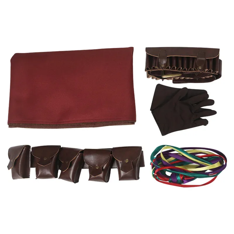 25COSKids جاوا تأثيري التلفزيون باونتي هنتر 3 زي طفل بنين بنات لعب الأدوار ملابس حمراء الأطفال تمويه حفلة الهالوين دور S