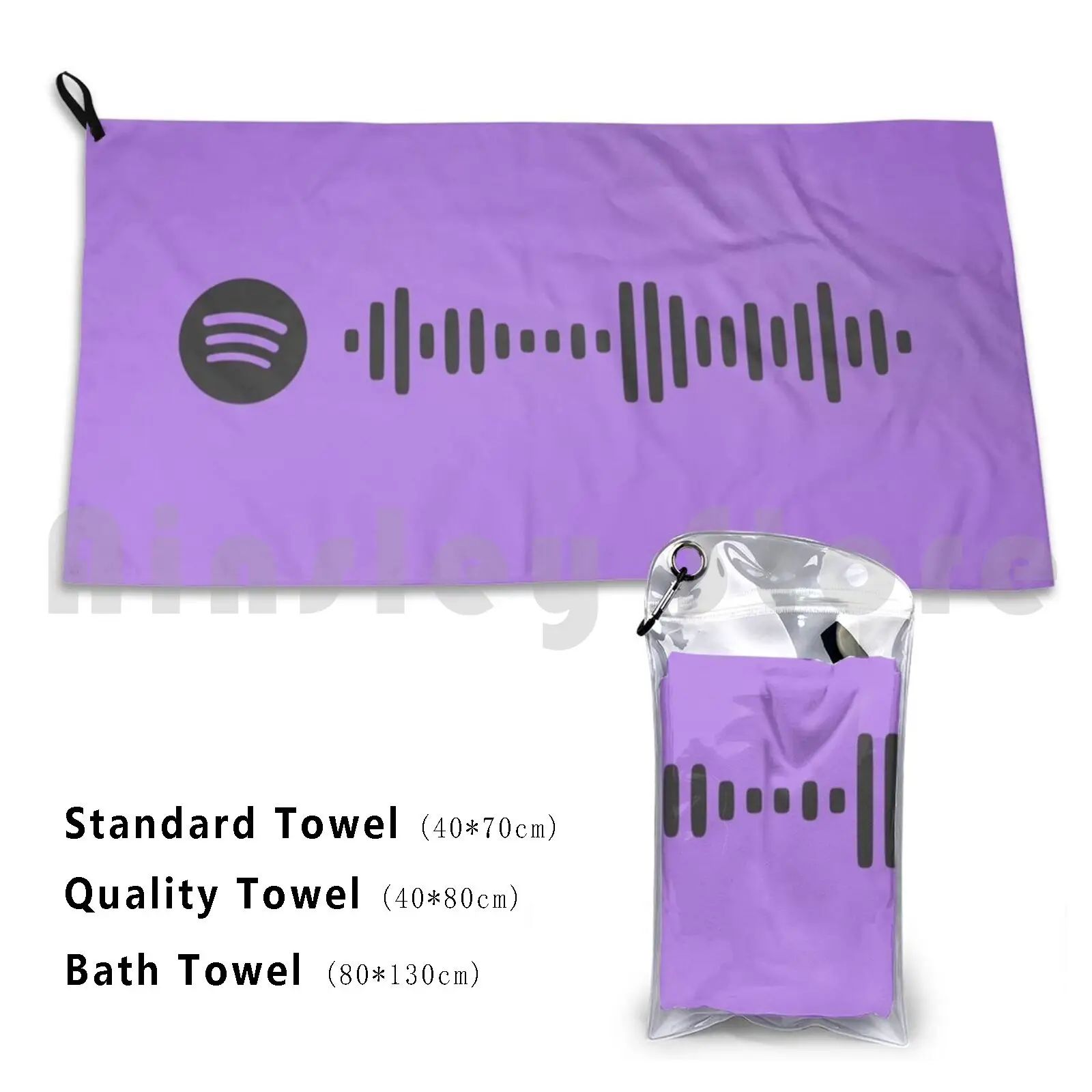 Never Gonna Give You Up Custom Towel Bath Towel Never Gonna Give You Up Spotify Spotify Code Code Qr Code