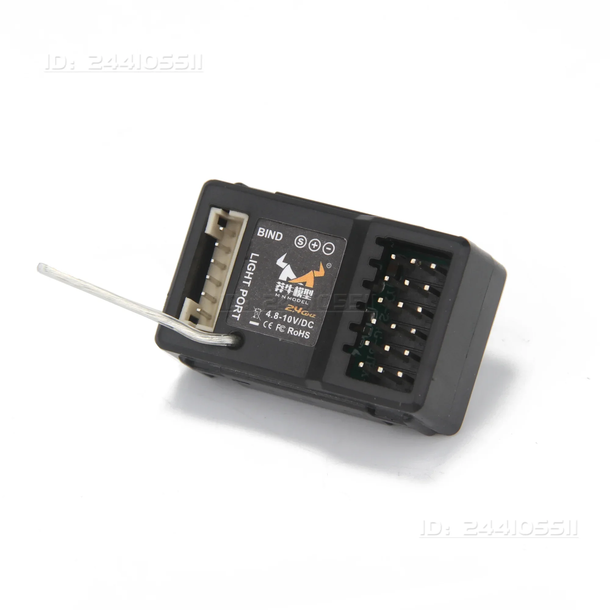 6CH 2.4G RC 수신기 4.8-10V DC 연결 LED 조명 그룹 1/12 MN MN82 MN86S MN78 MN99S MN128 MN168 크롤러 자동차 보트 탱크 부품