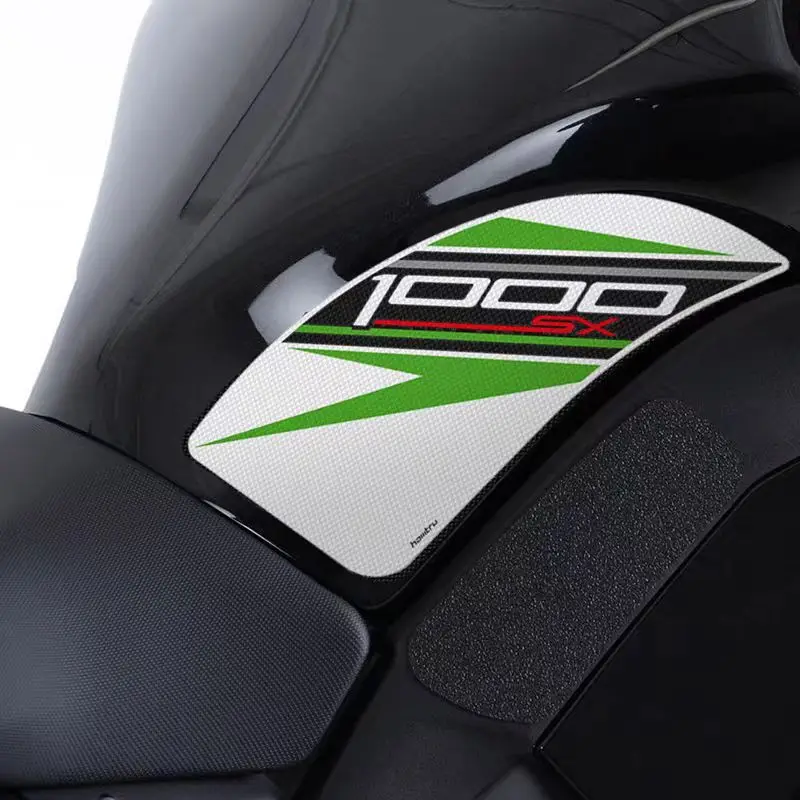 Motocicleta Side Tanque Proteção Pad, antiderrapantes Adesivos para Kawasaki Z1000 SX 2011-2022