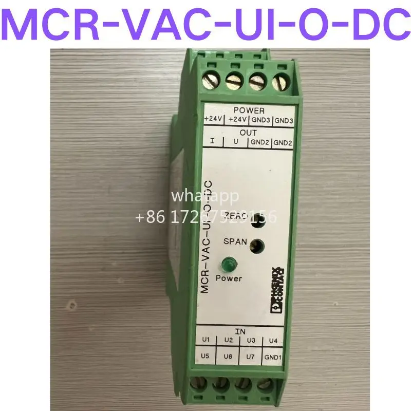 

Б/у тестовый передатчик измерения напряжения в порядке MCR-VAC-UI-O-DC