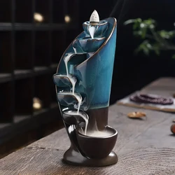 Back-flow Incense Burner Tower Incense Line Agarwood Sandalwood Torch Kiln Incense Household Ornaments