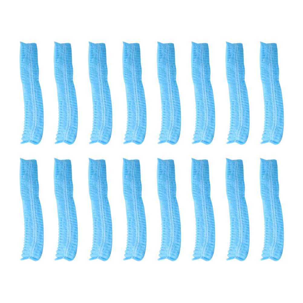 

200pcs 2 Bag Disposable Nonwoven Cap Breathable Lightweight Elastic Comfortable Salon Friendly Styling
