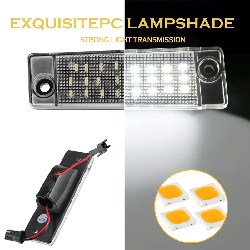 2Pcs For Chevy Chevrolet Captiva 2006- LED Number License Plate Lights Lamps For Opel Antara 2006-2017 Canbus No Error 24smd - Image 4