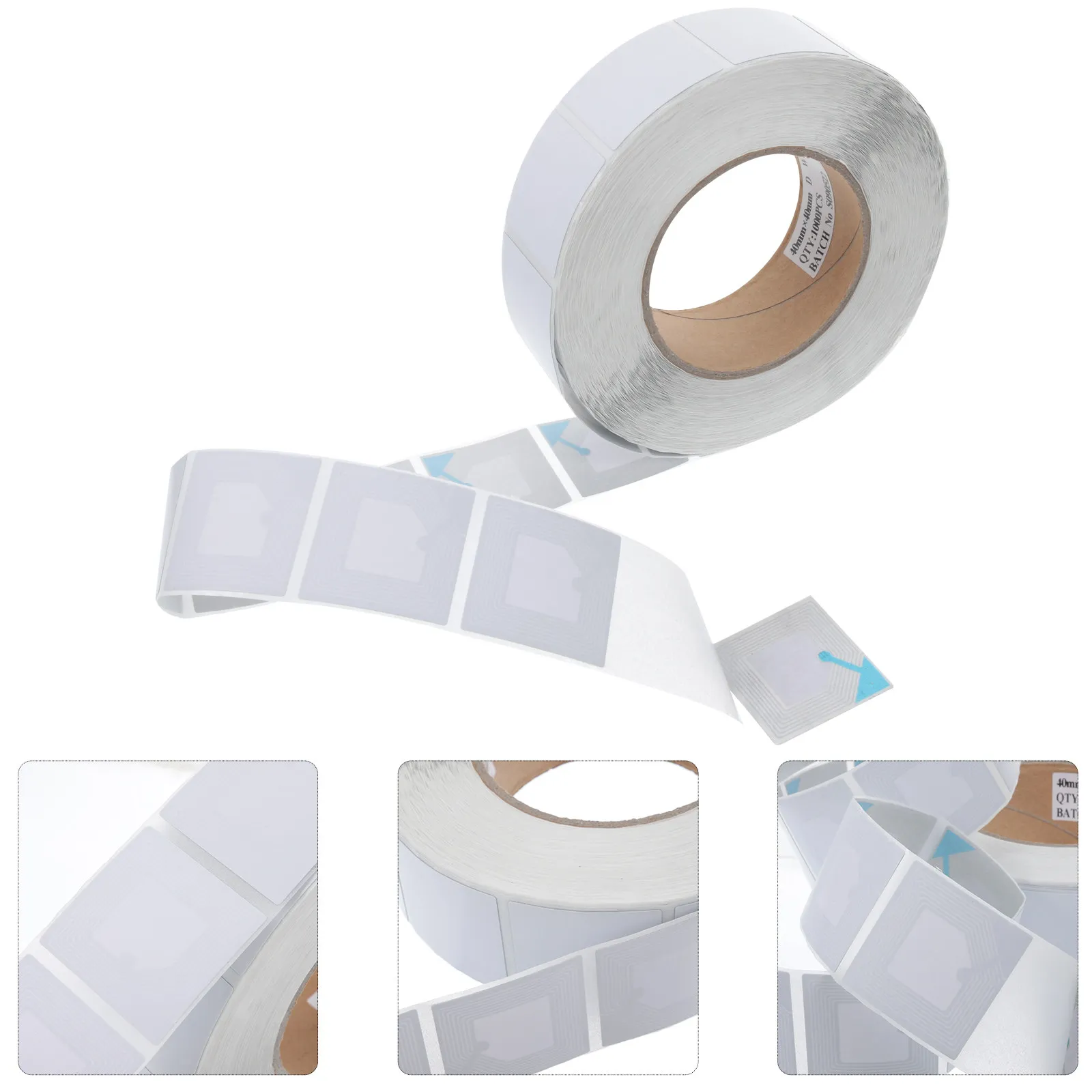 

100Pcs Goods Square -Theft Labels Frequency Soft Labels Excellent Performance for Supermarket Retail Security Needs