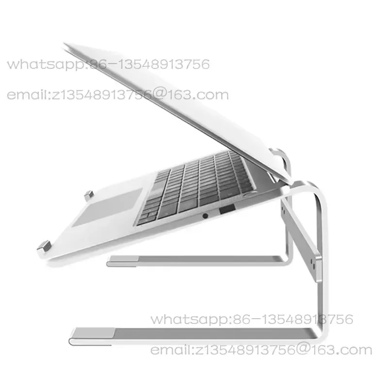 Aluminum Alloy Laptop Stand Adjustable Ergonomic Notebook Holder Portable Cooling Desktop Riser for MacBook Air Pro Office