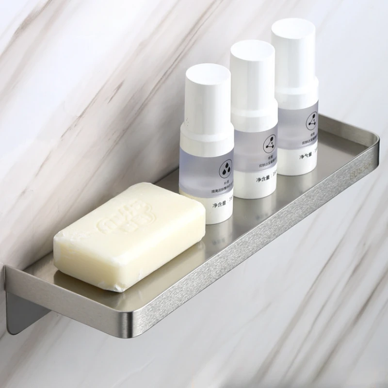 

Многоцелевая настенная полка из нержавеющей стали 304, 26 см, 18 см, регулируемый органайзер для кухонного шкафа, душа в ванной,