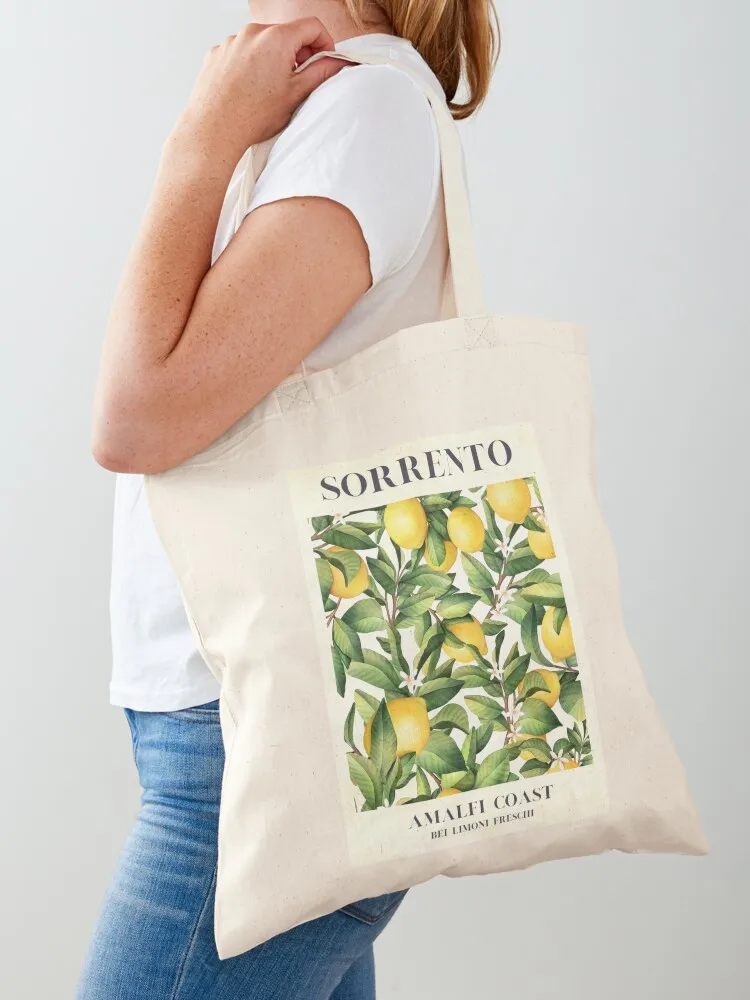 

Sorrento Lemon Amalfi Tote Bag custom canvas bag Shopping bags bag luxury women Gift