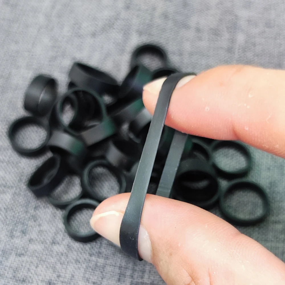 500 Pcs Black O Rings Elastic Rubber Bands Stretchable Latex Rings Supplies For Home Stationery Office Package Stretchable Band