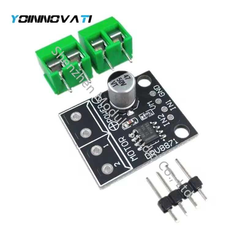 YT 1pcs DRV8871 H-Bridge Brushed DC Motor Driver Breakout Board