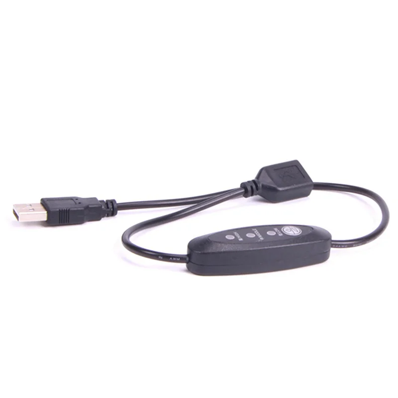 A14M 6X USB 5 فولت-12 فولت متحكم في درجة الحرارة سخان ترموستات 3 سرعات قابل للتعديل 24 واط