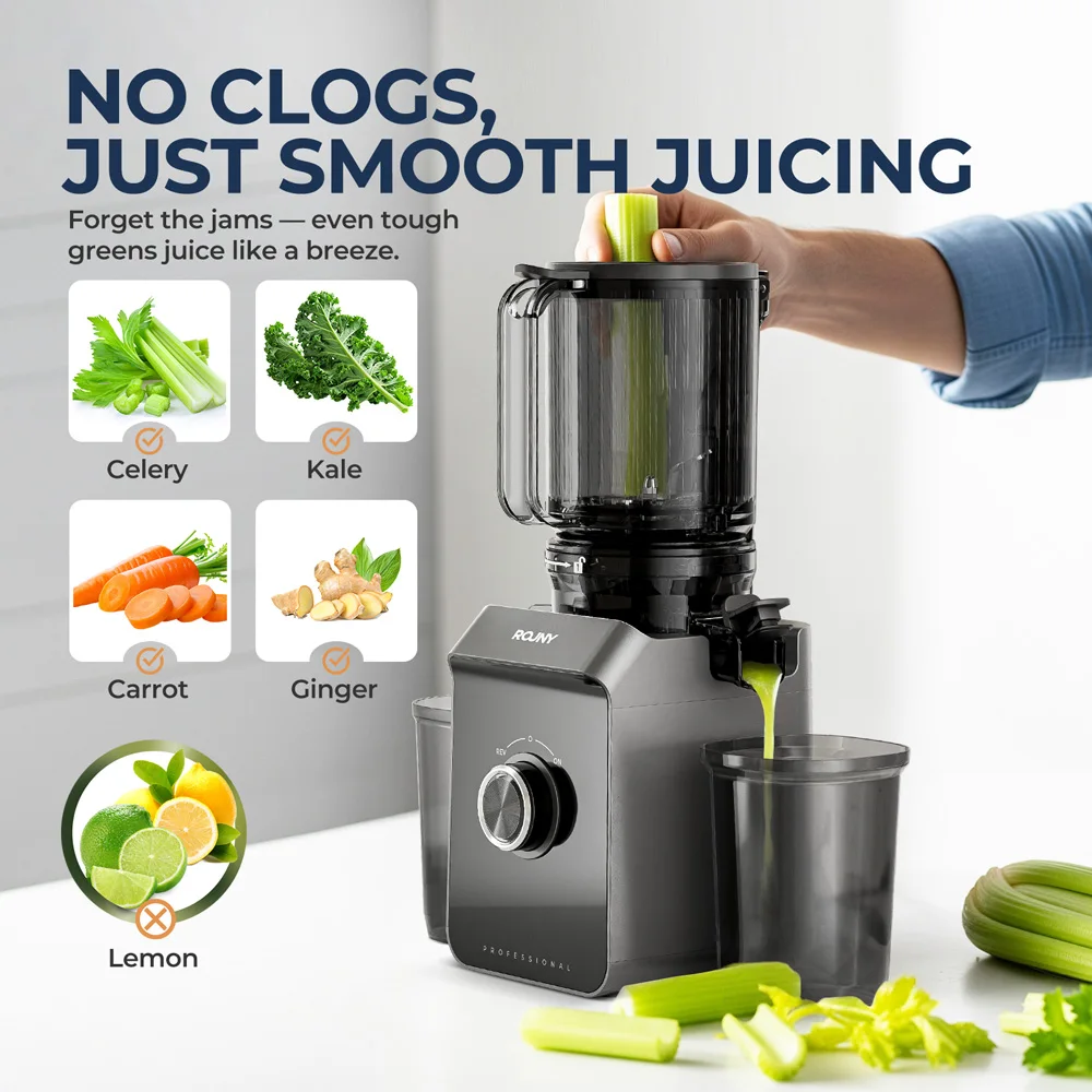 MIUI screw cold press juicer facile da pulire spremiagrumi originale a bassa velocità frullatore per frutta e verdura flagship commerciale