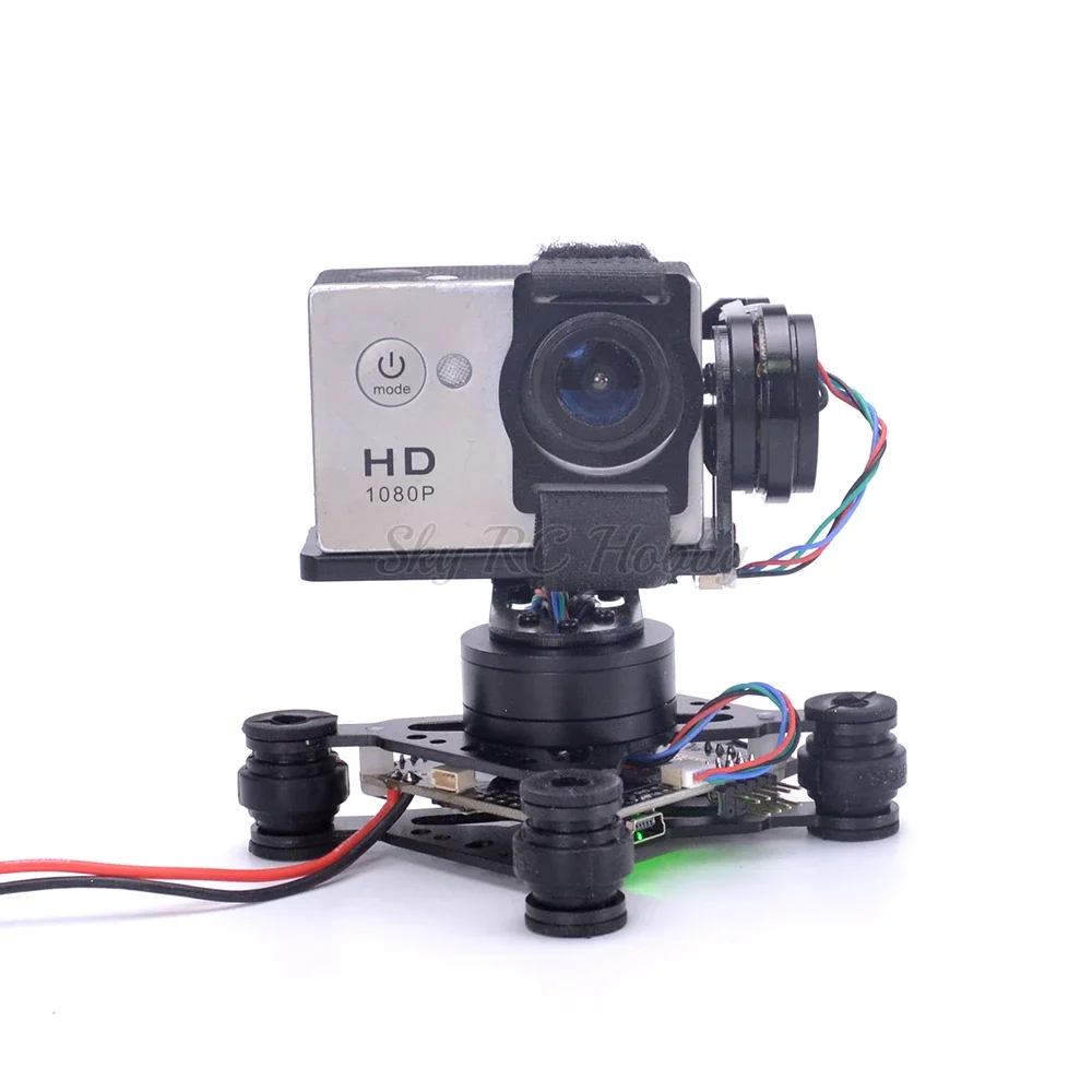 Lightweight 2-Axis / 3-Axis Brushless Gimbal Board for SJ4000 Gopro3 4 Gopro Hero 5 6 session Runcam 3 Eken H9 Camera RC Drones