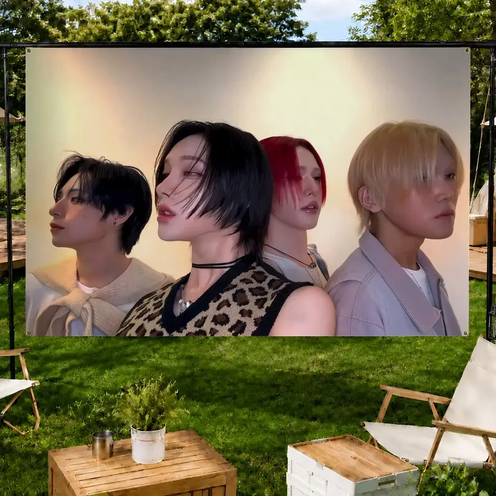 Kpop Group X-XLOV Flags Fan support, home, dormitory, wall decoration, outdoor camping, party banners, gifts
