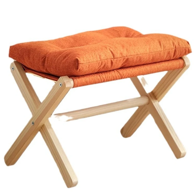 Household small stool, low , living room coffee table stool, solid wood small bench, leg sofa , foot support, door